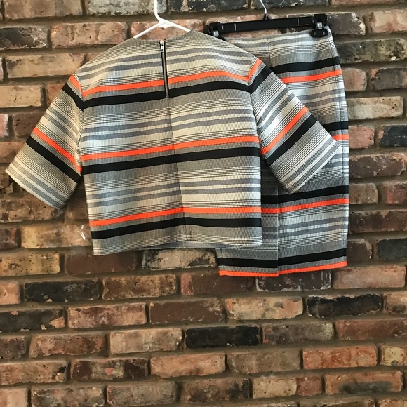 Two Piece Striped Ensemble - Picture 2 of 2